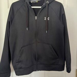 Under Armour Black and Gray Athletic Hoodie